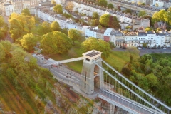 Suspension bridge and Sion Hill