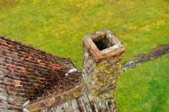 View of Elizabethan chimney stack