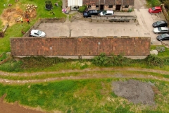 Aerial view of annexe roof
